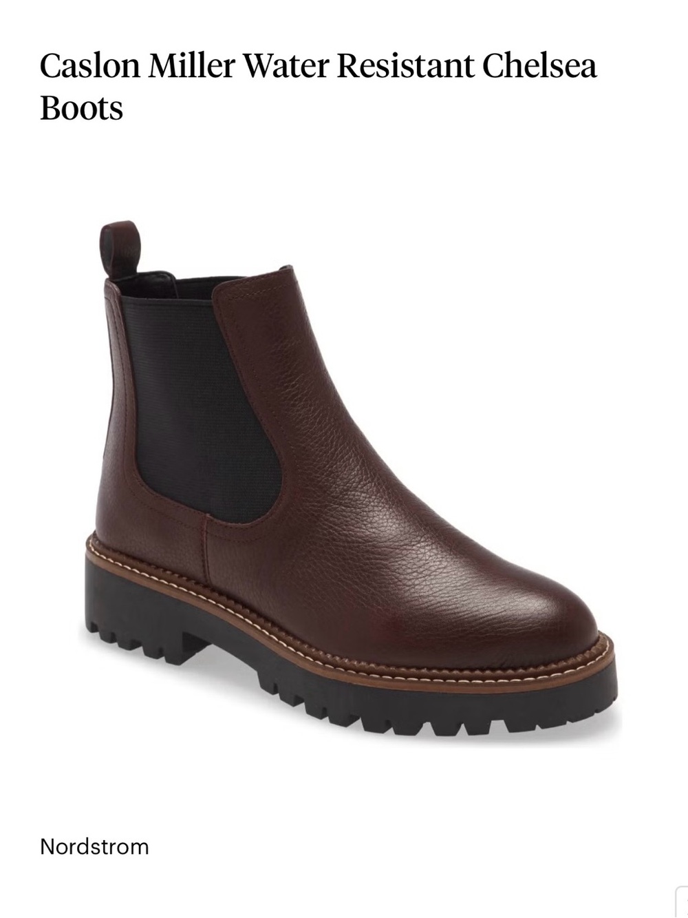 Caslon Miller Chelsea Boots - Water Resistant